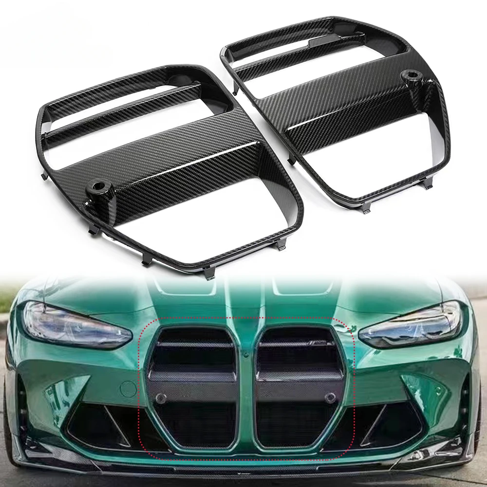 Dry Carbon Fiber ST Style Car Front Bumper Grille For BMW G80 G82 G83 M3 M4 Models Center 2020 2021 2022
Dry Carbon Fiber ST Style Car Front Bumper Grille For BMW G80 G82 G83 M3 M4 Models Center 2020 2021 2022