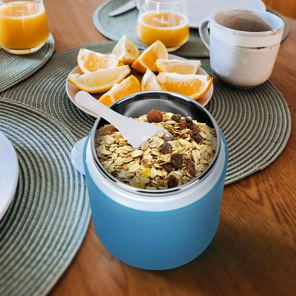 Thermal Food Jar Insulated Soup Cups Breakfast Porridge Leak Proof Container Blue Multi Use Airtight Stainless Steel
Thermal Food Jar Insulated Soup Cups Breakfast Porridge Leak Proof Container Blue Multi Use Airtight Stainless Steel