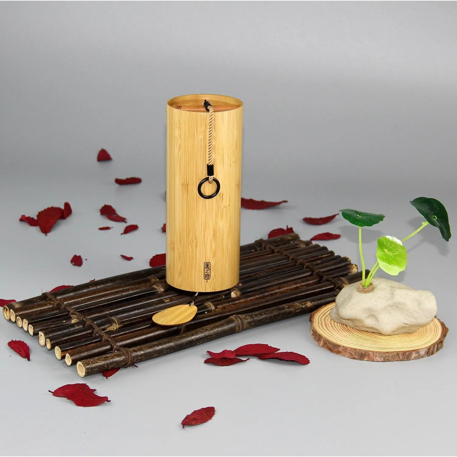 Hooqu Bamboo Wind Chimes Windchime Wind Bell For Outdoor Garden Patio Home Decoration Zen Meditation Relaxation, Autumn Style Ch
Hooqu Bamboo Wind Chimes Windchime Wind Bell For Outdoor Garden Patio Home Decoration Zen Meditation Relaxation, Autumn Style Ch