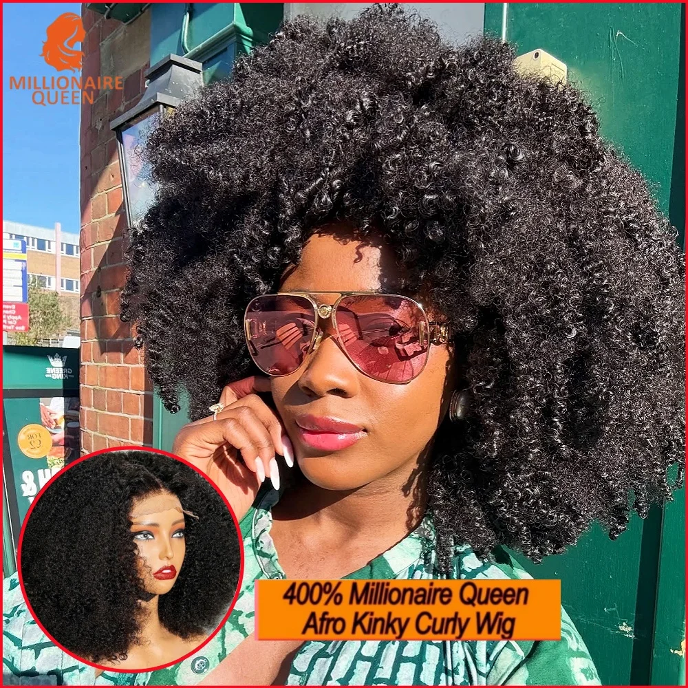Afro Kinky Curly Super Double Drawn 5x5 Closure Lace Wigs 400% High Density Lace Wigs 100% Human Hair Glueless Wigs Wear And Go
Afro Kinky Curly Super Double Drawn 5x5 Closure Lace Wigs 400% High Density Lace Wigs 100% Human Hair Glueless Wigs Wear And Go