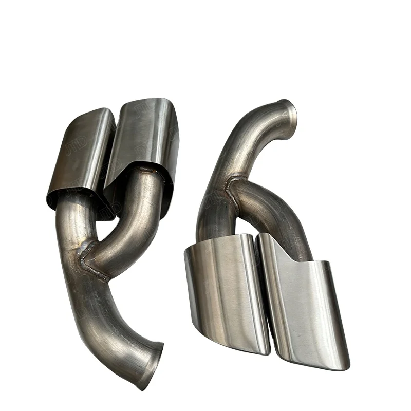 JTLD Stainless Double Exhaust Muffler Tips Tailpipes Suitable for Porsche Cayenne 92A Facelift (10/2014-2017) Turbo Design
JTLD Stainless Double Exhaust Muffler Tips Tailpipes Suitable for Porsche Cayenne 92A Facelift (10/2014-2017) Turbo Design