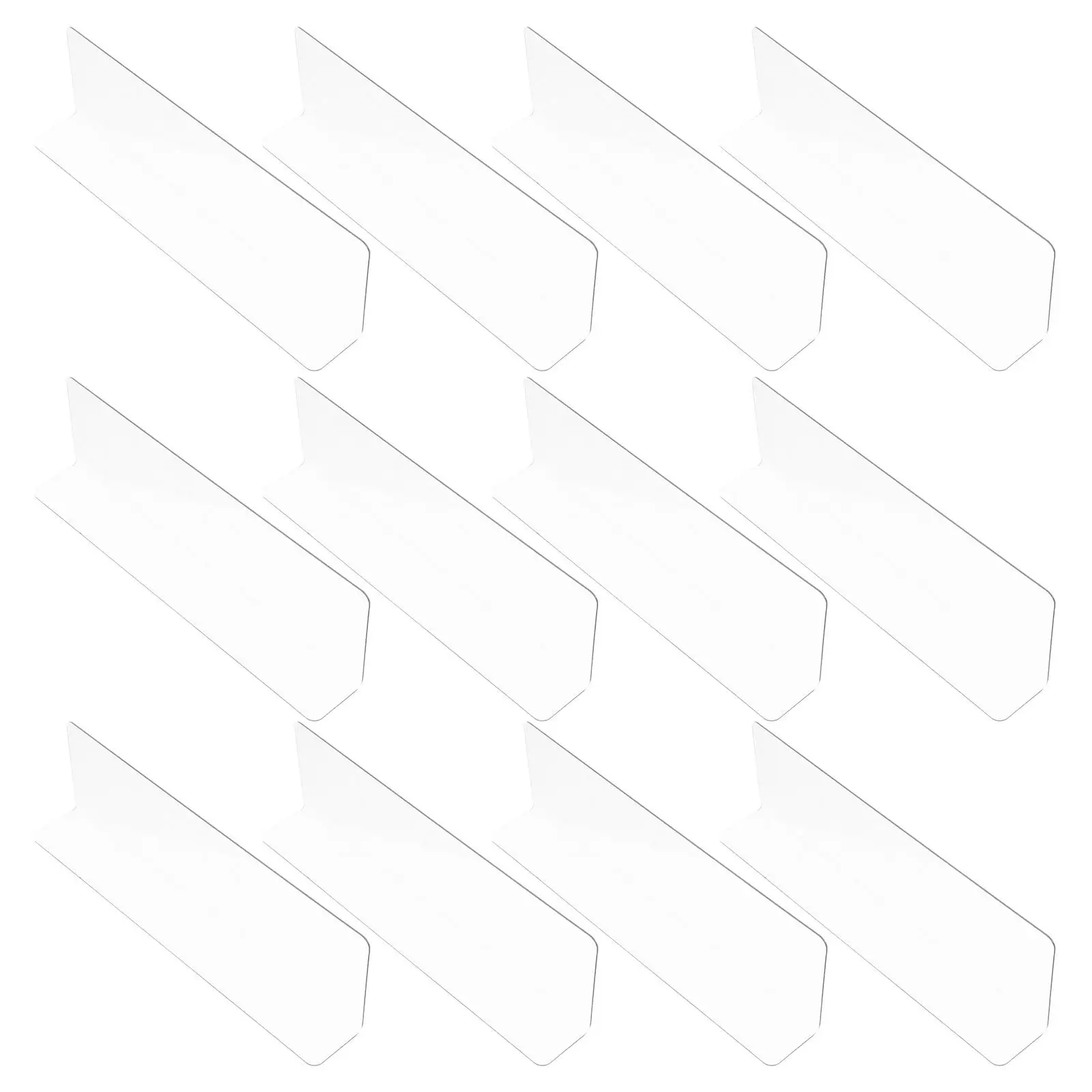 12Pcs Shelf Divider Clear Acrylic L Shaped Rack Separator Wood Shelves Storage Closet Retail Supermarket Kitchen Cabinet Display
12Pcs Shelf Divider Clear Acrylic L Shaped Rack Separator Wood Shelves Storage Closet Retail Supermarket Kitchen Cabinet Display