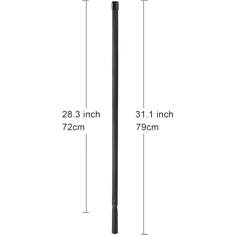 2PCS 79cm Radio Antenna 31.1in Foldable CS Tactical SMA-F Ham Radio Antenna VHF/UHF Dual Band 144/430Mhz for GMRS Radio Baofeng
2PCS 79cm Radio Antenna 31.1in Foldable CS Tactical SMA-F Ham Radio Antenna VHF/UHF Dual Band 144/430Mhz for GMRS Radio Baofeng