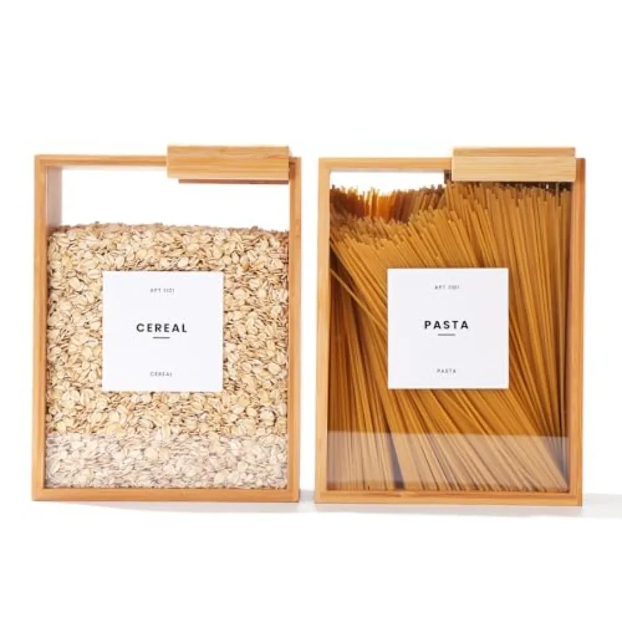 2L Glass Food Dispenser for Kitchen Pantry Organization and Storage Cereal Rice Flour Snack Container Transparent with 2pcs
2L Glass Food Dispenser for Kitchen Pantry Organization and Storage Cereal Rice Flour Snack Container Transparent with 2pcs