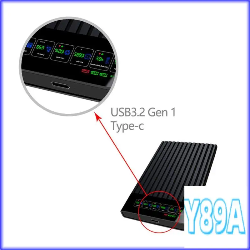 GO-Type-C Portable Hard Drive Chassis Intelligent Digital Display 2.5 Inch Laptop External SATA Serial Port U25T
GO-Type-C Portable Hard Drive Chassis Intelligent Digital Display 2.5 Inch Laptop External SATA Serial Port U25T