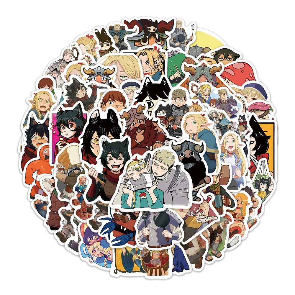 10/30/60pcs Delicious in Dungeon Anime Stickers for Kid Waterproof Graffiti Laptop Phone Case Cute Cartoon Sticker Toys Gifts
10/30/60pcs Delicious in Dungeon Anime Stickers for Kid Waterproof Graffiti Laptop Phone Case Cute Cartoon Sticker Toys Gifts