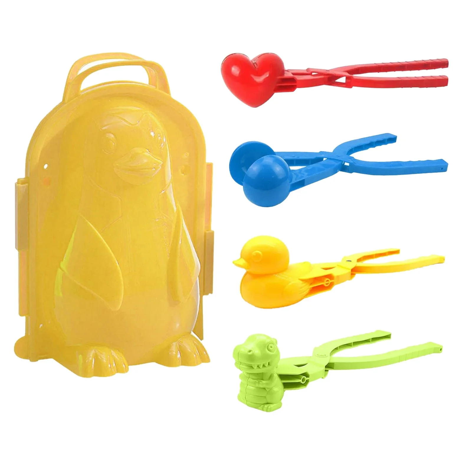 Snow Toys Kit 5 PCS Snowball Maker Tool Snow Toys Kids Winter Outdoor Toys Snow Ball Clip Snow Games for Kids and Adults
Snow Toys Kit 5 PCS Snowball Maker Tool Snow Toys Kids Winter Outdoor Toys Snow Ball Clip Snow Games for Kids and Adults