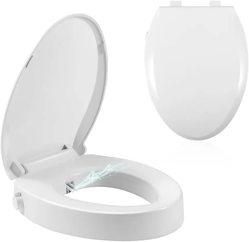 Elongated Bidet Toilet Seat with Adjustable Water Pressure, Dual Nozzles for Seniors, Non-Electric White Design
Elongated Bidet Toilet Seat with Adjustable Water Pressure, Dual Nozzles for Seniors, Non-Electric White Design