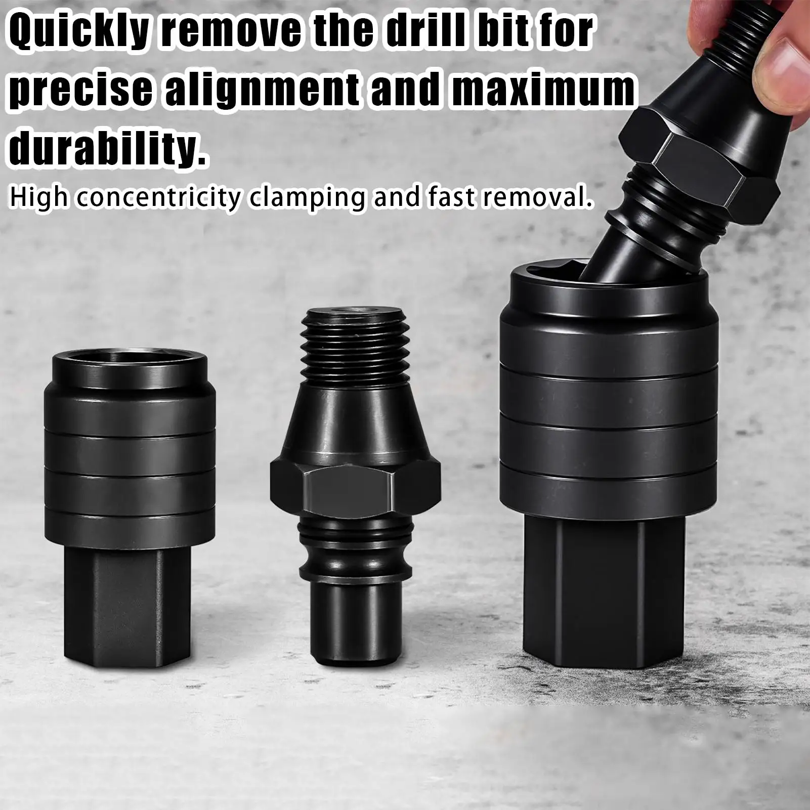 Сверлильный патрон, 2 шт., адаптер для дрели «папа-мама», промышленный разъем для битов для гаражных сантехнических проектов, обустройство дома, задачи 
Сверлильный патрон, 2 шт., адаптер для дрели «папа-мама», промышленный разъем для битов для гаражных сантехнических проектов, обустройство дома, задачи