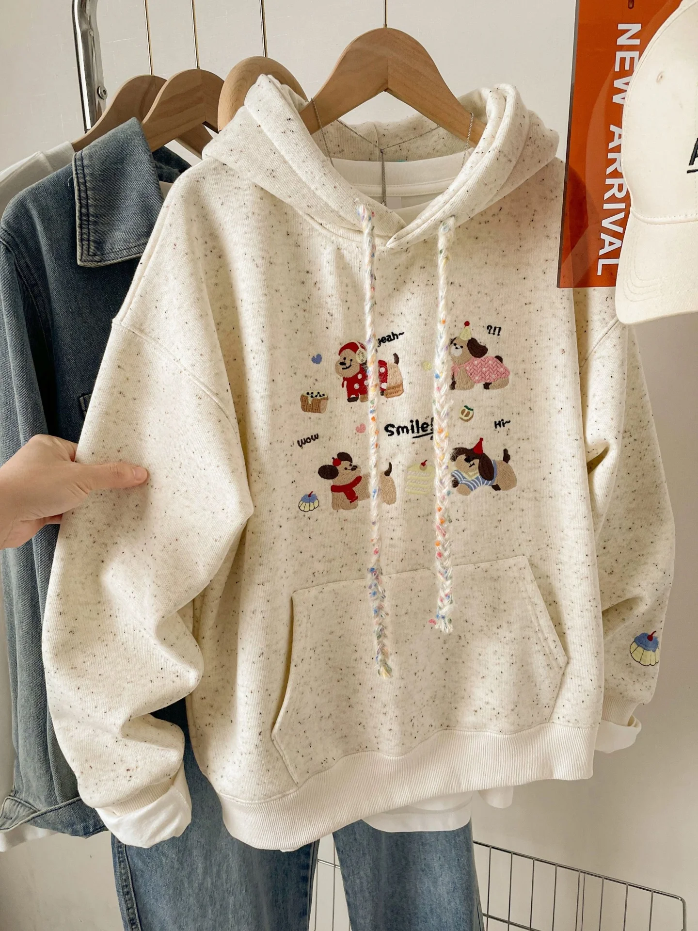 Loose Fit Hoodie Sweatirt Women's Cartoon Print Oversized Pullover Spring Autumn Korean Sle Long Sve Casual Top
Loose Fit Hoodie Sweatirt Women's Cartoon Print Oversized Pullover Spring Autumn Korean Sle Long Sve Casual Top