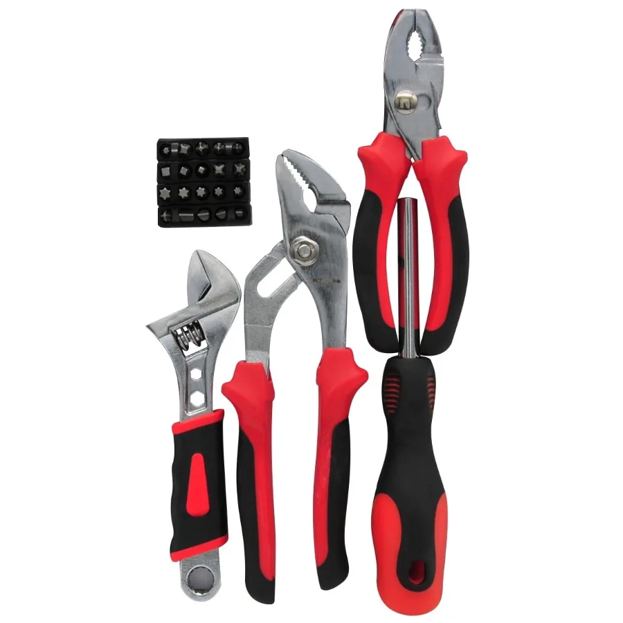 24-Piece Tool Set with 5ct PDQ Display Durable Chrome-Plated Steel Tools for Home Repair, DIY Projects, and Automotive Use, Com
24-Piece Tool Set with 5ct PDQ Display Durable Chrome-Plated Steel Tools for Home Repair, DIY Projects, and Automotive Use, Com