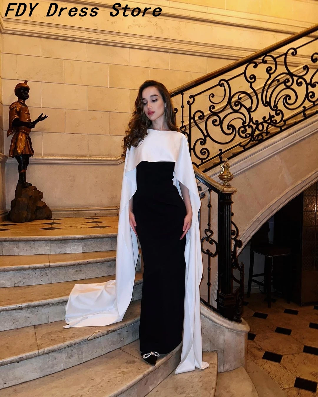 Elegant Mermaid Evening Dresses Long Sleeves Strapless Pleated Prom Dresses Floor Length Formal Party Dresses
Elegant Mermaid Evening Dresses Long Sleeves Strapless Pleated Prom Dresses Floor Length Formal Party Dresses