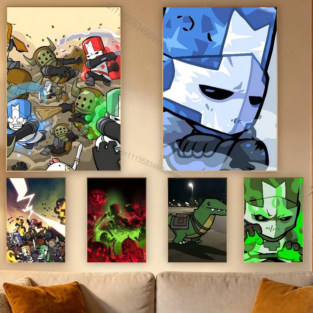 Hot Game C-Castle Crashers Retro Fashion Pictorial Poster Sticky Poster Paper Sticker DIY Room Bar Cafe Wall Decor Gift
Hot Game C-Castle Crashers Retro Fashion Pictorial Poster Sticky Poster Paper Sticker DIY Room Bar Cafe Wall Decor Gift