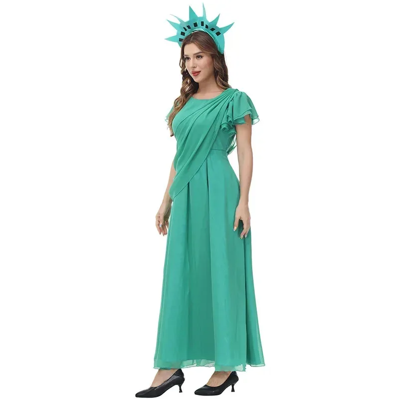 New Statue Of Liberty Greek Dance Sexy Athena Long Skirt Halloween Bar Stage Show Costumes 2025
New Statue Of Liberty Greek Dance Sexy Athena Long Skirt Halloween Bar Stage Show Costumes 2025