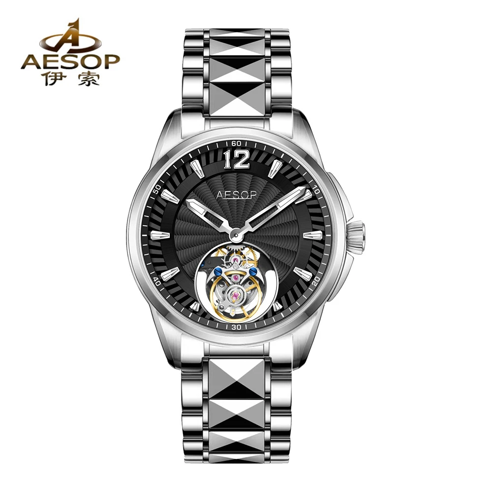 AESOP Men's Mechanical Watch for Men Waterproof Watches Flying Tourbillon Male Skeleton Man Luxury Clocks Luxury 2026 New
AESOP Men's Mechanical Watch for Men Waterproof Watches Flying Tourbillon Male Skeleton Man Luxury Clocks Luxury 2026 New
