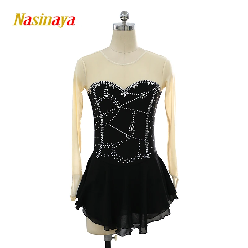 Nasinaya Figure Skating Competition Dress Customized Women's Children's Black Long Sleeve Artistic Gymnastics Performance Dress
Nasinaya Figure Skating Competition Dress Customized Women's Children's Black Long Sleeve Artistic Gymnastics Performance Dress