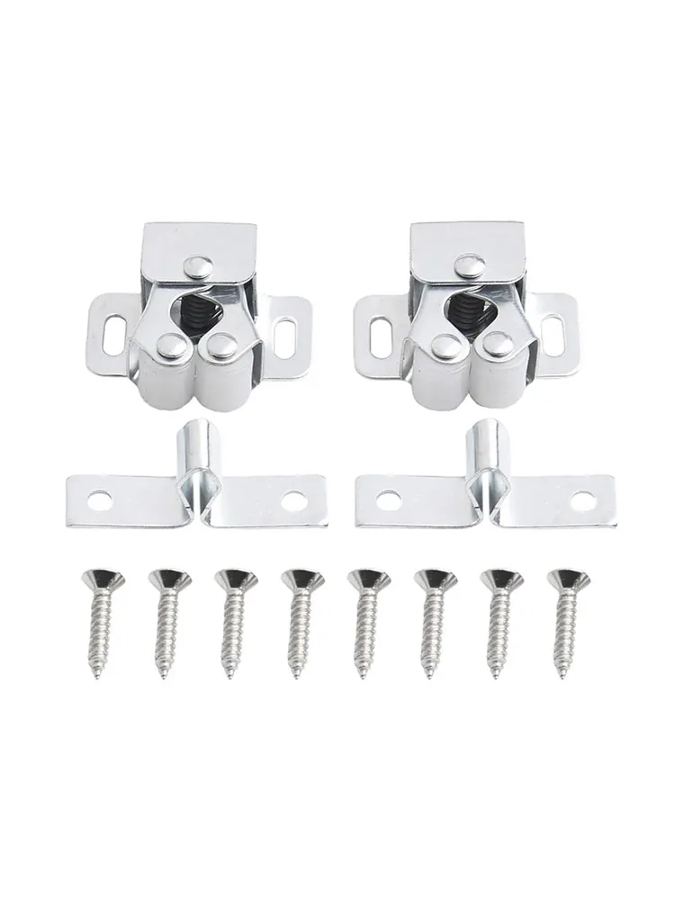 2pcs Door Buckle Press Home Wardrobe Door Buckle Touching The Bead Magnetic Dual Wheel Spring Fixed Lock Buckle Low Foot Cabinet
2pcs Door Buckle Press Home Wardrobe Door Buckle Touching The Bead Magnetic Dual Wheel Spring Fixed Lock Buckle Low Foot Cabinet