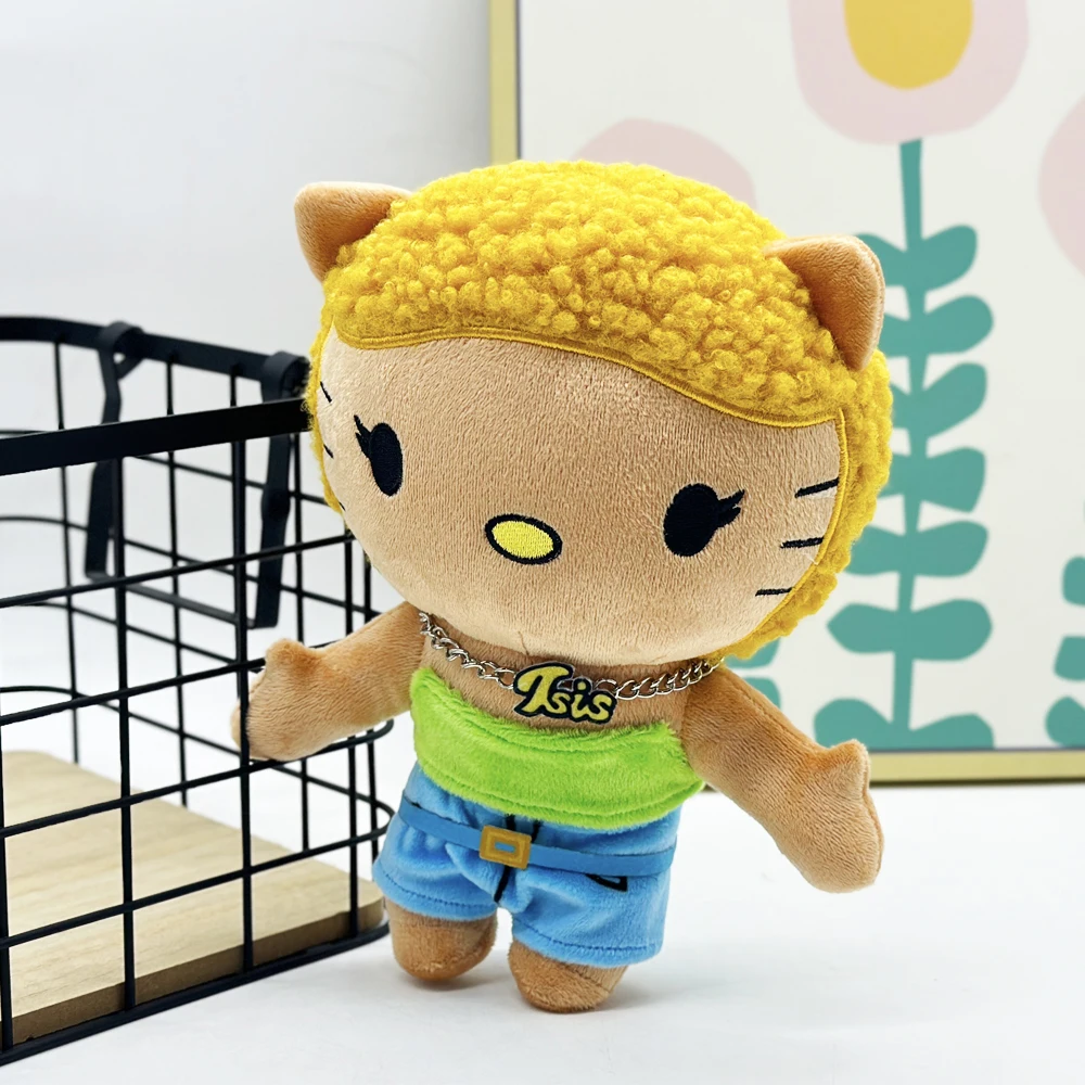 Модная девушка Hello Kitty Ice Spice1, зеленая одежда, плюшевая фигурка куклы, мягкие игрушки, милые фанаты для мальчиков и девочек, коллекционный подарок
Модная девушка Hello Kitty Ice Spice1, зеленая одежда, плюшевая фигурка куклы, мягкие игрушки, милые фанаты для мальчиков и девочек, коллекционный подарок