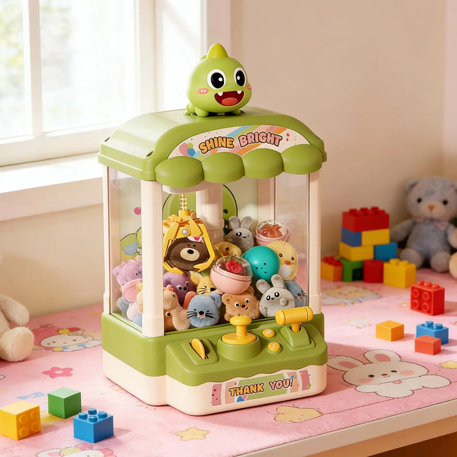 Автоматическая кукольная машина, детская игровая игра с монетоприемником, мини-игрушки с когтями, кран-машины, захват конфет, диспенсер для призов, подарки
Автоматическая кукольная машина, детская игровая игра с монетоприемником, мини-игрушки с когтями, кран-машины, захват конфет, диспенсер для призов, подарки