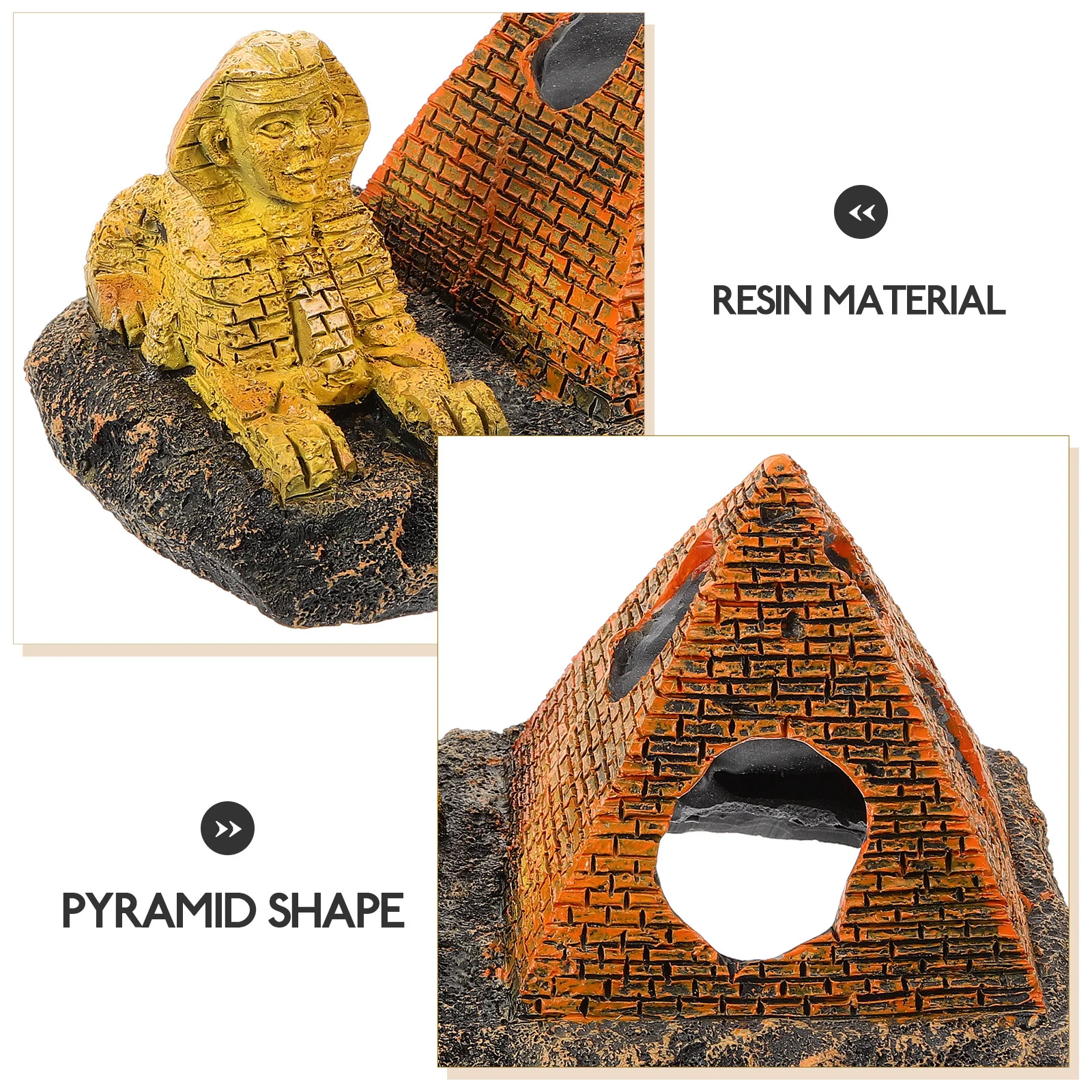 Resin Pyramid Lion Statue Aquarium Decoration Durable Eco Tank nament Egyptian Decor Hidden Cave Shelter
Resin Pyramid Lion Statue Aquarium Decoration Durable Eco Tank nament Egyptian Decor Hidden Cave Shelter