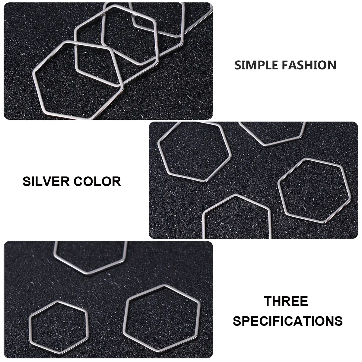 30Pcs Stainless Steel Hexagonal Pendants Charms for DIY Jewelry Making Necklace Bracelet Earring Keychain Anklet Scrapbooking
30Pcs Stainless Steel Hexagonal Pendants Charms for DIY Jewelry Making Necklace Bracelet Earring Keychain Anklet Scrapbooking