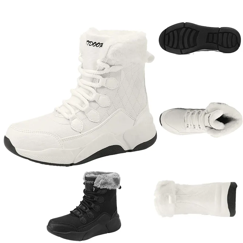 New women's winter platform fleece warm snow boots for casual cold protection minus 40 degrees waterproof and non-slip winter sh
New women's winter platform fleece warm snow boots for casual cold protection minus 40 degrees waterproof and non-slip winter sh