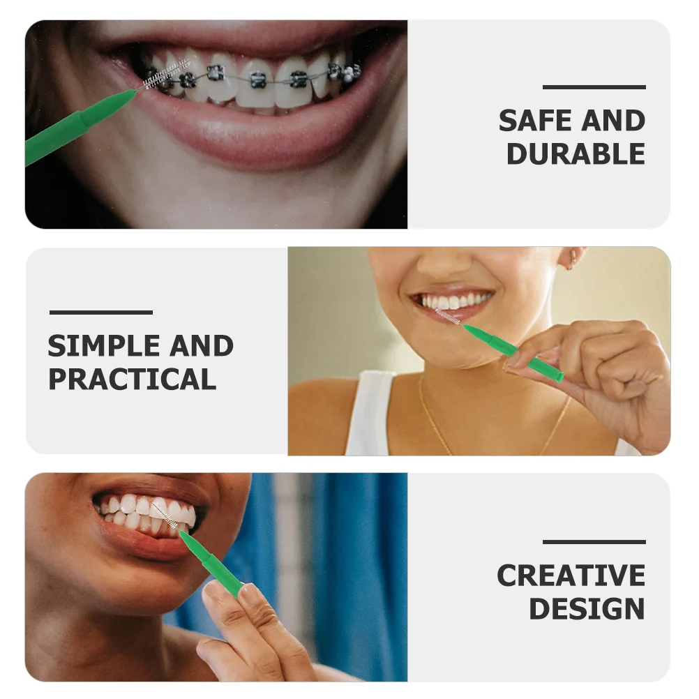 120pcs Interdental Brush Tooth Cleaners Portable Dental Toothpicks al Care Practical Floss Picks Lightweight Home Office
120pcs Interdental Brush Tooth Cleaners Portable Dental Toothpicks al Care Practical Floss Picks Lightweight Home Office