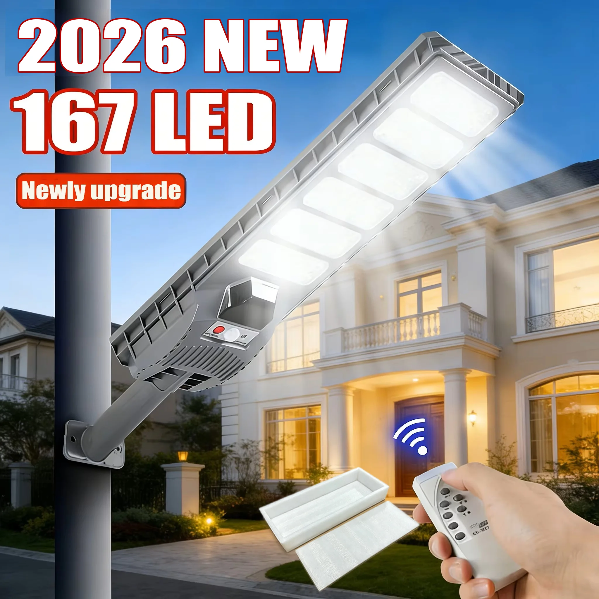 Thickened sponge packaging Solar Lights Outdoor Waterproof Street Lamp Floodlight With Motion Sensor Garden Courtyard Wall Lamp
Thickened sponge packaging Solar Lights Outdoor Waterproof Street Lamp Floodlight With Motion Sensor Garden Courtyard Wall Lamp