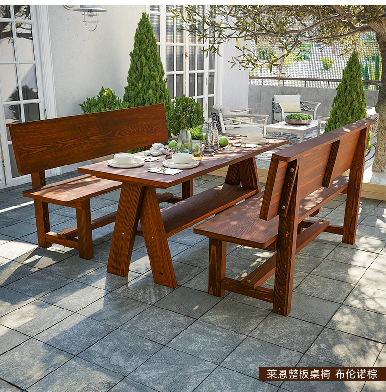 Garden Outdoor Table and Chair Villa Long Table High-end Outdoor Garden Dining Combination One Table and Two Chairs Waterp
Garden Outdoor Table and Chair Villa Long Table High-end Outdoor Garden Dining Combination One Table and Two Chairs Waterp