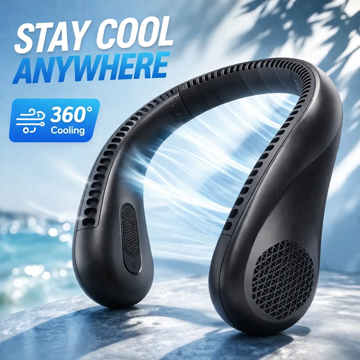 1pc Portable Hanging Neck Fan, 5200mAh Neck Fan Rechargeable With 3 Wind Speed,USB Rechargeable Personal Neck Fan, For Cooling F
1pc Portable Hanging Neck Fan, 5200mAh Neck Fan Rechargeable With 3 Wind Speed,USB Rechargeable Personal Neck Fan, For Cooling F