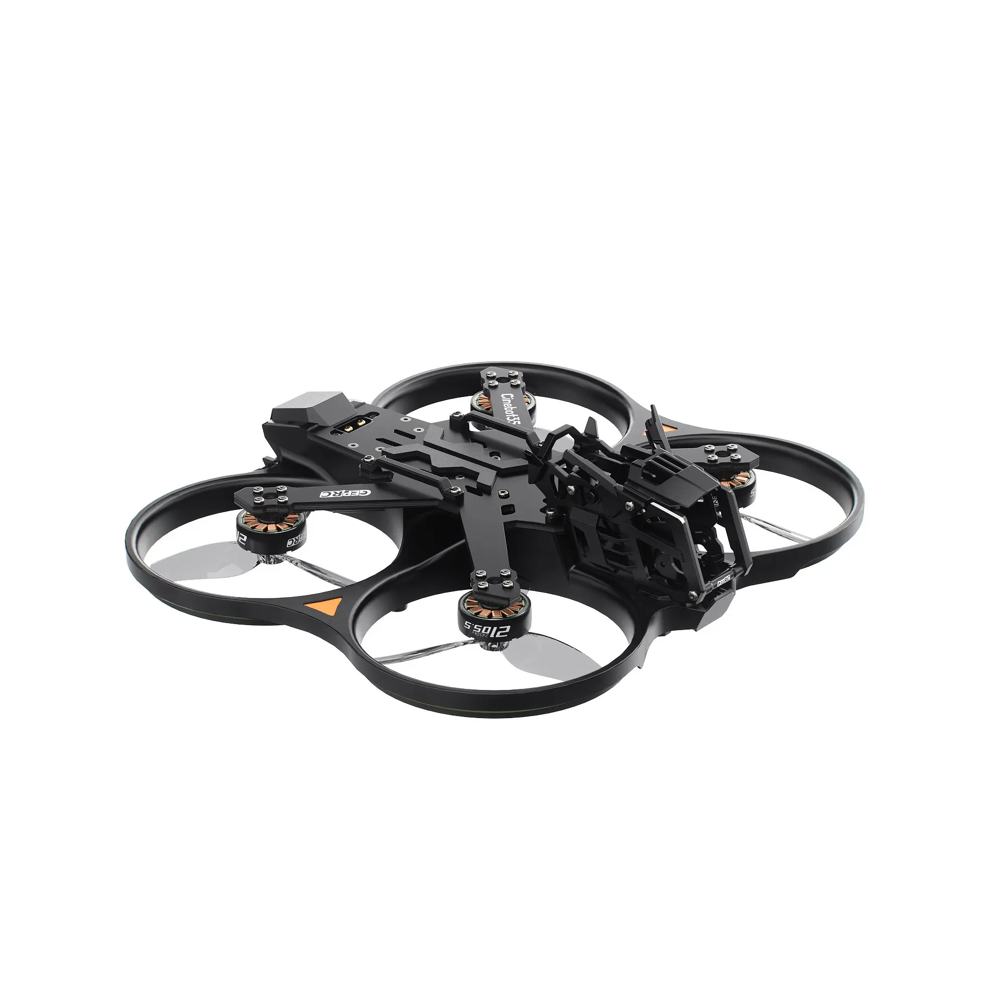 GEPRC Cinebot35 WTFPV FPV Drone - 3.5" Cinewhoop, 10-11min Flight, TAKER H743, 6S Ready (No VTX/Cam)
GEPRC Cinebot35 WTFPV FPV Drone - 3.5" Cinewhoop, 10-11min Flight, TAKER H743, 6S Ready (No VTX/Cam)