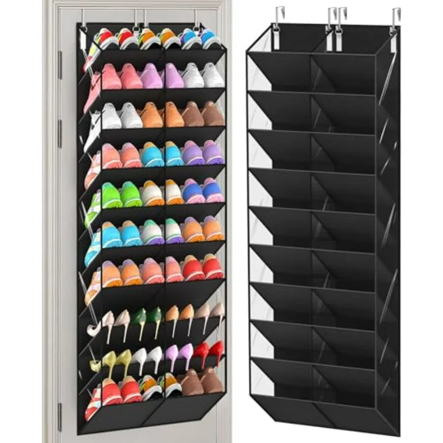 20-30 Pairs Over the Door Shoe Organizer, Clear Pockets Hanging Shoe Storage for Closet, 10-Tier Door Shoes Rack, Handing Shoes
20-30 Pairs Over the Door Shoe Organizer, Clear Pockets Hanging Shoe Storage for Closet, 10-Tier Door Shoes Rack, Handing Shoes