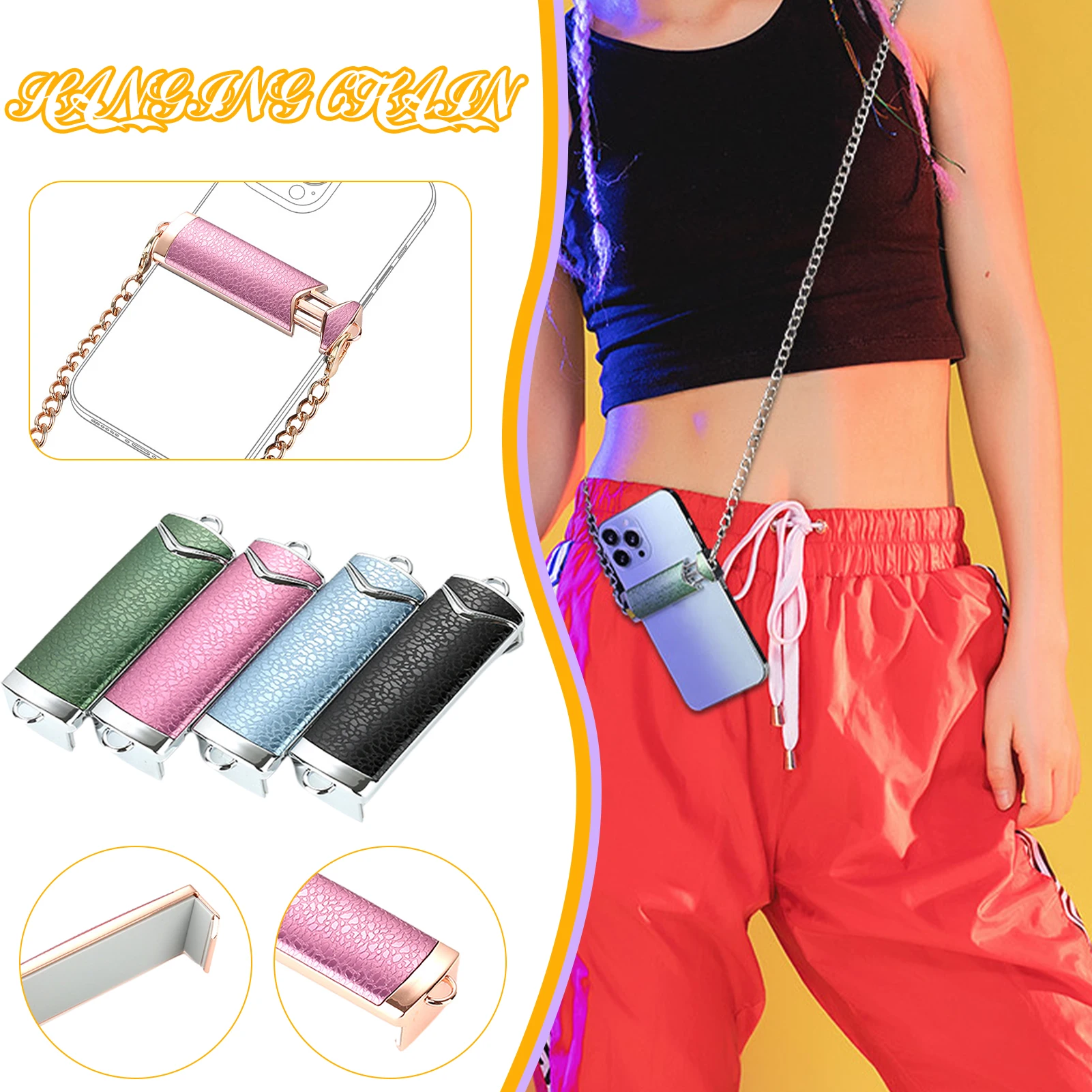 Metal Lanyard Phone Charm Crossbody Chain Back Clip Holder Detachable Landyard Neck Strap for Iphone 13 12 Pro Max Accessories
Metal Lanyard Phone Charm Crossbody Chain Back Clip Holder Detachable Landyard Neck Strap for Iphone 13 12 Pro Max Accessories