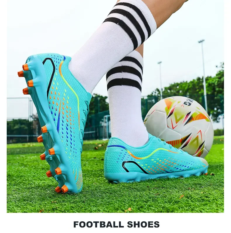 Long Short Mixed Stud Football Boots, Outdoor Training Anti Slip Wearproof Breathable Turf Grass Sports Sneakers
Long Short Mixed Stud Football Boots, Outdoor Training Anti Slip Wearproof Breathable Turf Grass Sports Sneakers