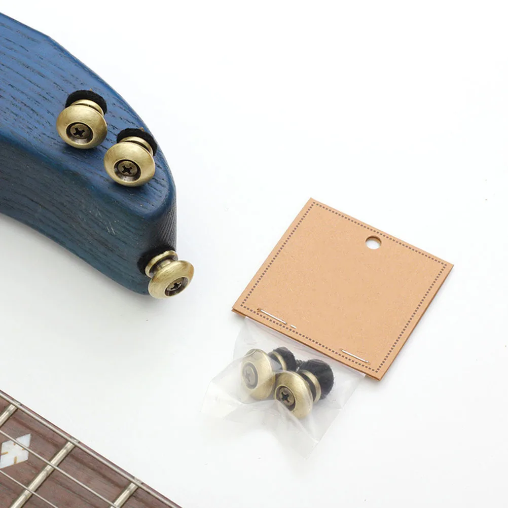 2pcs Guitar Buttons Bronze Anti Slip Electric Bass Ukulele Tail Pins Durable Smooth Guitar End Pins Fits Instruments
2pcs Guitar Buttons Bronze Anti Slip Electric Bass Ukulele Tail Pins Durable Smooth Guitar End Pins Fits Instruments