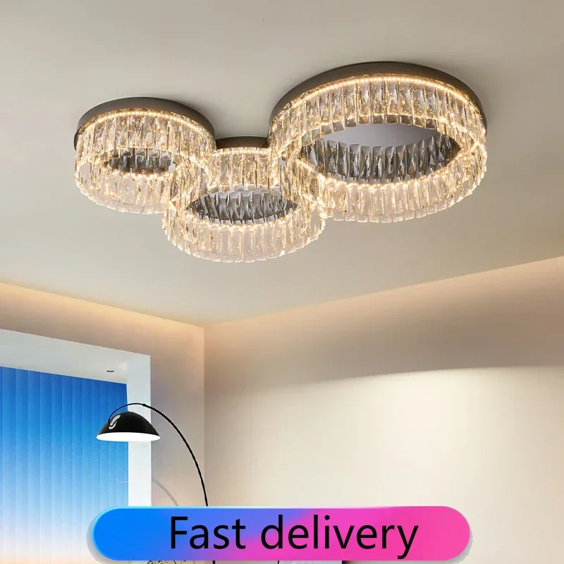 Gold Minimalist Round Crystal LED Ceiling Light Creative Design for Living Dining Room Bedroom Study Indoor Lamp
Gold Minimalist Round Crystal LED Ceiling Light Creative Design for Living Dining Room Bedroom Study Indoor Lamp