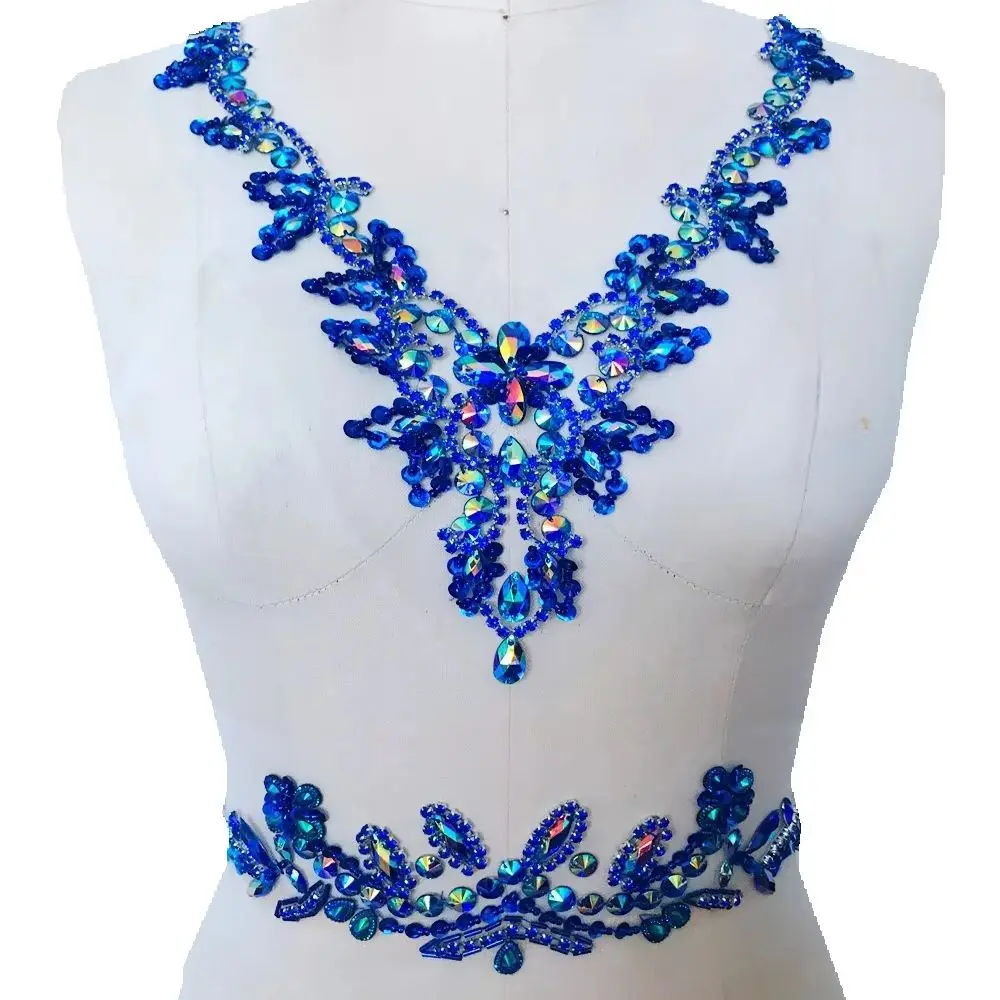 Rhinestone Flower Sequin Applique Patches Hand Beading Embellishments Deep V-Neck Waistband Set Decoration DIY Accessories
Rhinestone Flower Sequin Applique Patches Hand Beading Embellishments Deep V-Neck Waistband Set Decoration DIY Accessories