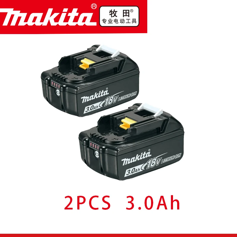 Новый оригинальный аккумулятор Makita 18 В 3,0 Ач для электроинструментов 18 В Makita со светодиодной литий-ионной заменой LXT BL1860B BL1860 BL1850
Новый оригинальный аккумулятор Makita 18 В 3,0 Ач для электроинструментов 18 В Makita со светодиодной литий-ионной заменой LXT BL1860B BL1860 BL1850
