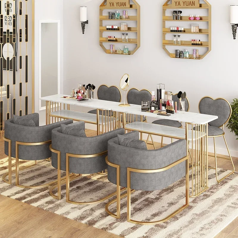 Modern Beauty Salon Furniture Metal Frame Marble Top Nail Manicure Table For Sale
Modern Beauty Salon Furniture Metal Frame Marble Top Nail Manicure Table For Sale