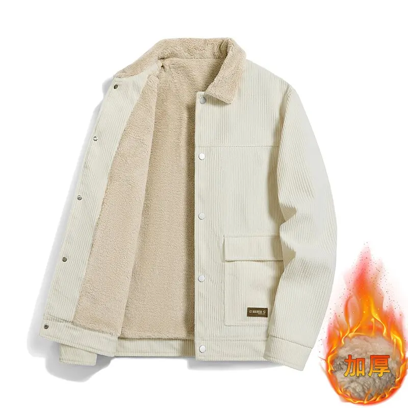 Autumn and Winter New Fashion Solid Color Thickened Warm Jacket Men's Casual Loose Retro Sports Large Size High-Grade Coat M-5XL
Autumn and Winter New Fashion Solid Color Thickened Warm Jacket Men's Casual Loose Retro Sports Large Size High-Grade Coat M-5XL