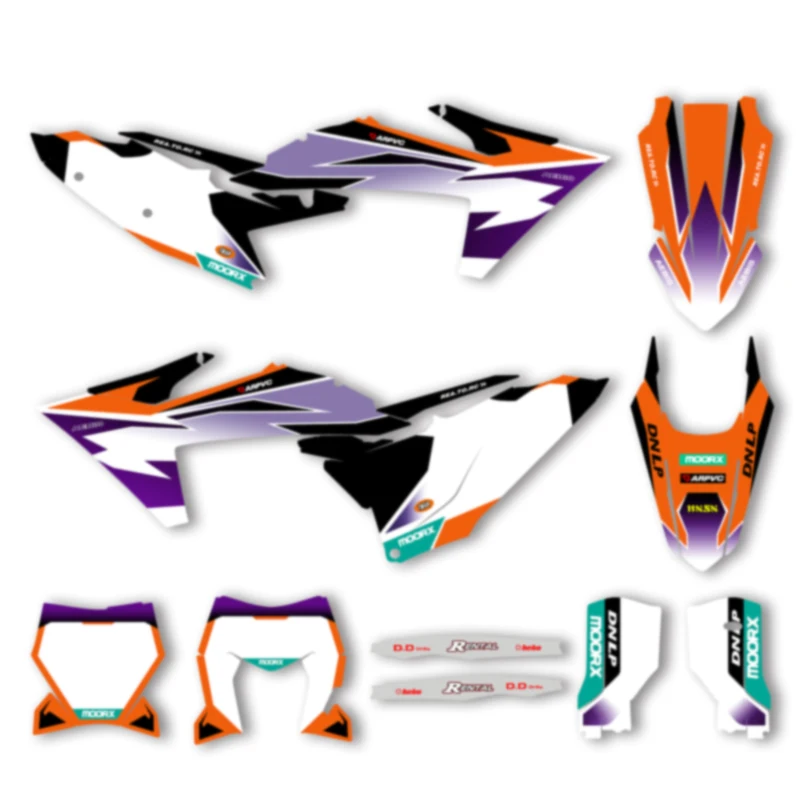 DSMTECH Motorcycle Graphics Background Decal for KTM 125 250 300 350 450 2023-2025 SXF 2024-2026EXC Decals Stickers Kits 009
DSMTECH Motorcycle Graphics Background Decal for KTM 125 250 300 350 450 2023-2025 SXF 2024-2026EXC Decals Stickers Kits 009