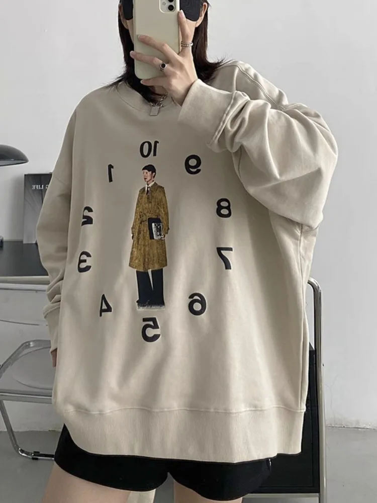 Korean Fashion Printed Hoodie Women O-neck Long Sleeve Loose Casual Sweatshirt Harajuku All-match Y2k Top
Korean Fashion Printed Hoodie Women O-neck Long Sleeve Loose Casual Sweatshirt Harajuku All-match Y2k Top