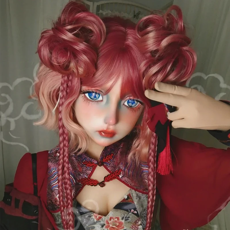 BJD Resin Half Head/Full Head Masks Kigurumi Eyes Crossdress Cosplay Japanese Anime Unisex Masks Eyes And Wig
BJD Resin Half Head/Full Head Masks Kigurumi Eyes Crossdress Cosplay Japanese Anime Unisex Masks Eyes And Wig