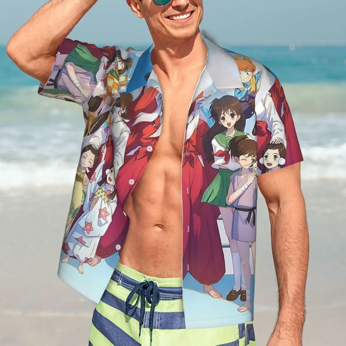 Inuyasha Anime Hawaiian Shirts Fashion Men Short Sleeve Shirt for Summer Beach Men's Lapel Tops
Inuyasha Anime Hawaiian Shirts Fashion Men Short Sleeve Shirt for Summer Beach Men's Lapel Tops