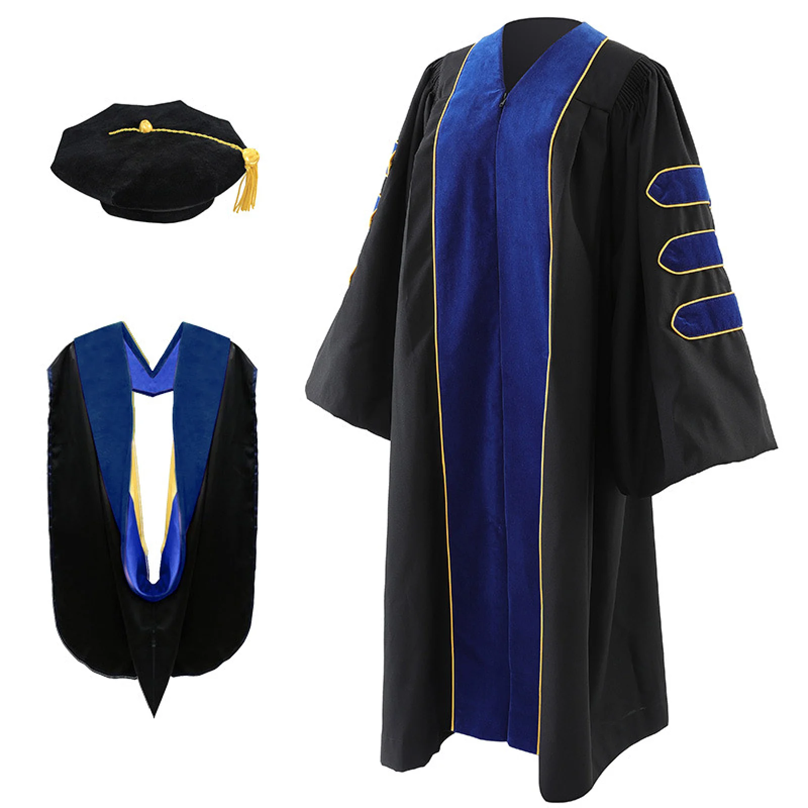 New European And American New Doctoral Robe University Graduation Ceremony Academic Style Master's Uniform School Uniform Suit
New European And American New Doctoral Robe University Graduation Ceremony Academic Style Master's Uniform School Uniform Suit