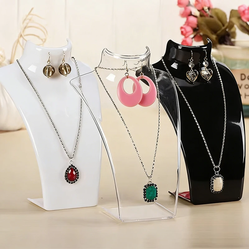 New Acrylic Jewelry Display Stand Necklace Earring Holder Organizer Rack for Store Counter Shelf Transparent Showcase for Women
New Acrylic Jewelry Display Stand Necklace Earring Holder Organizer Rack for Store Counter Shelf Transparent Showcase for Women
