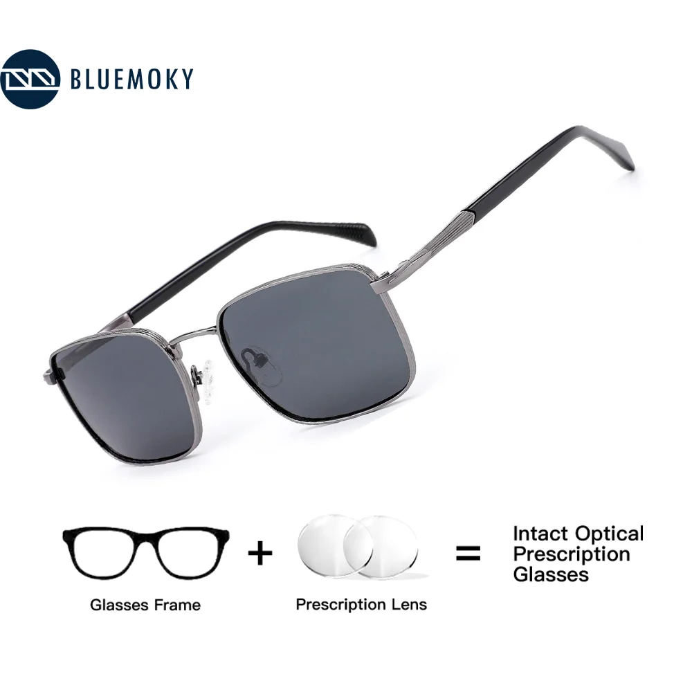 BLUEMOKY Stylish Uv400 Polarized Myopia Prescription Sunglasses Men Metal Corrective Sun GlassesDriving Shades
BLUEMOKY Stylish Uv400 Polarized Myopia Prescription Sunglasses Men Metal Corrective Sun GlassesDriving Shades