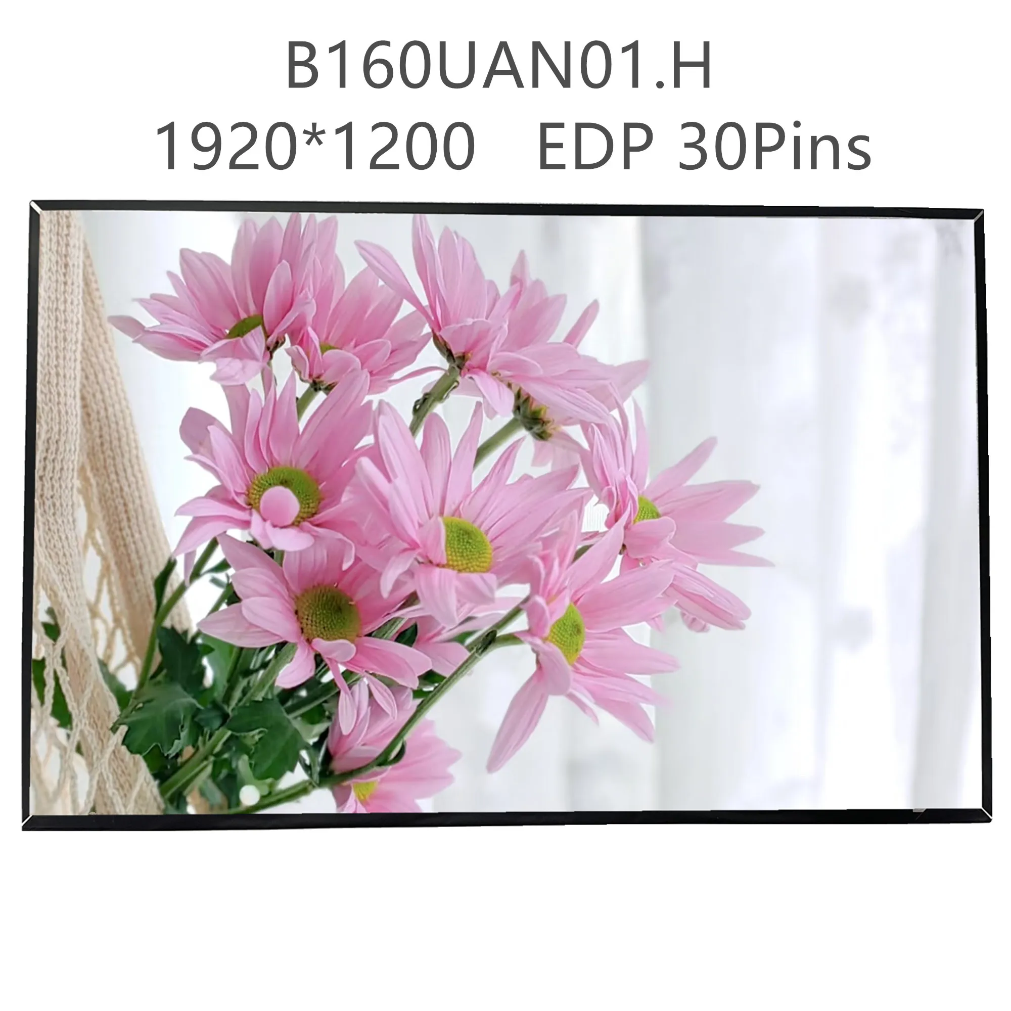 B160UAN01.H N160JCG-GT1 NV160WUM-N63 16.0'' Laptop LCD Screen 1920*1200 EDP 30 Pins
B160UAN01.H N160JCG-GT1 NV160WUM-N63 16.0'' Laptop LCD Screen 1920*1200 EDP 30 Pins
