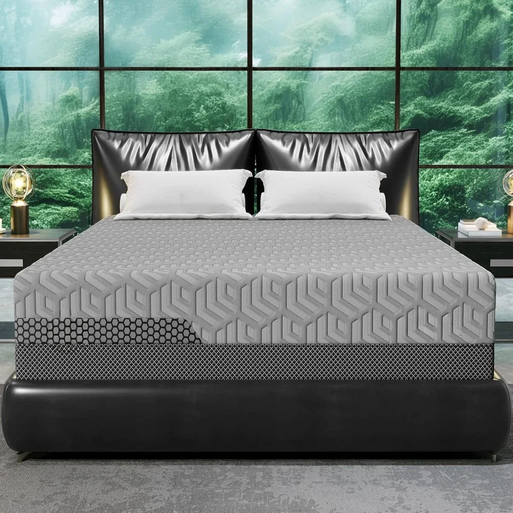 King Mattress, Cooling Gel Bed Made in USA, CertiPUR-US Certified, Therapeutic Medium Firm, 14 Inch Memory Foam Mattress
King Mattress, Cooling Gel Bed Made in USA, CertiPUR-US Certified, Therapeutic Medium Firm, 14 Inch Memory Foam Mattress