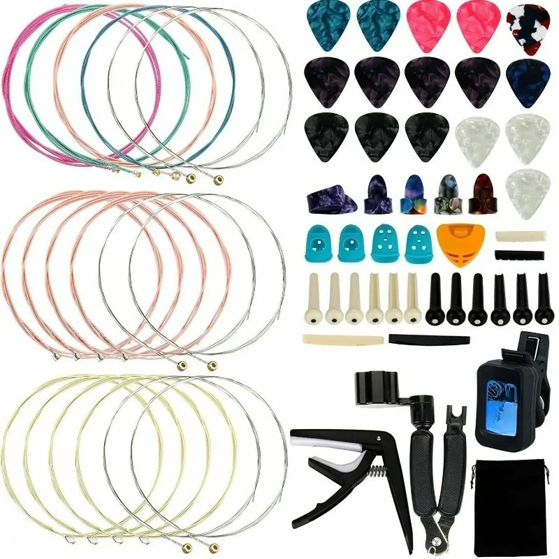 Guitar and ukulele tuning accessories sets String instrument parts and accessories
Guitar and ukulele tuning accessories sets String instrument parts and accessories